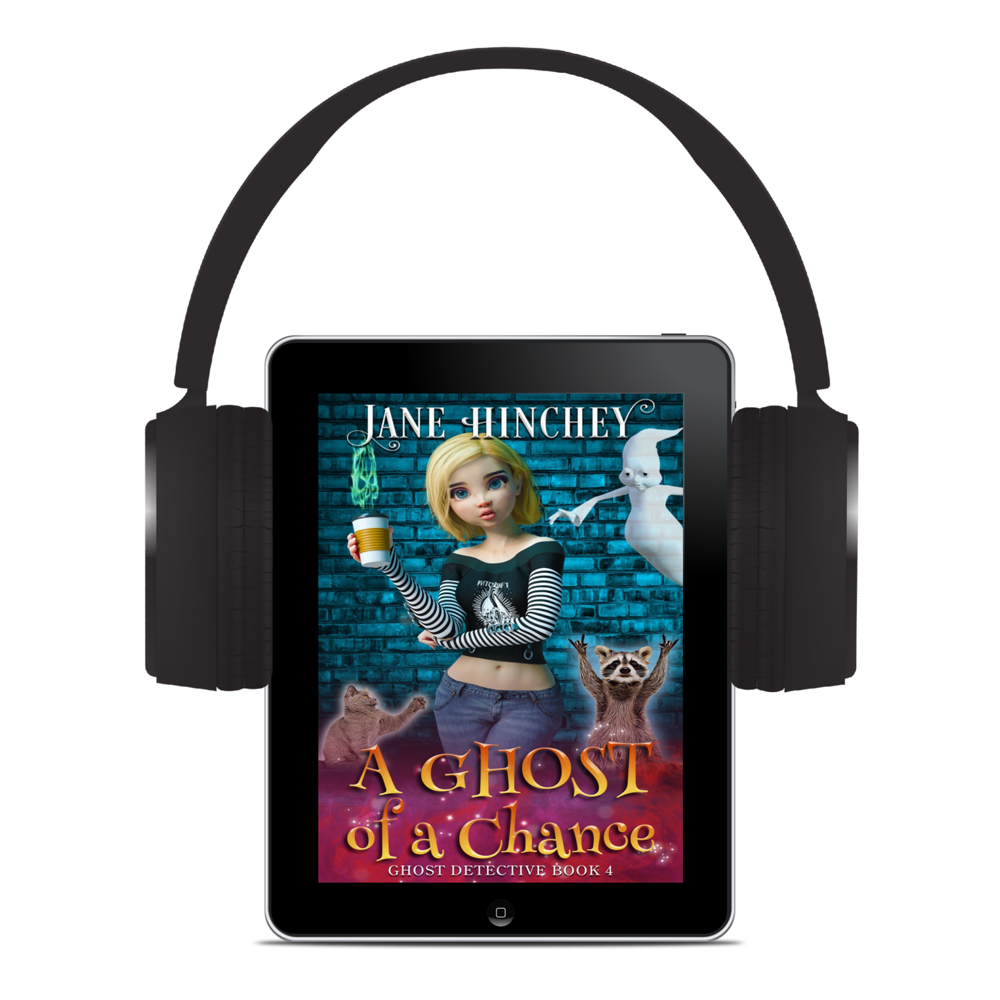 A Ghost of a Chance a paranormal cozy mystery by Jane Hinchey
