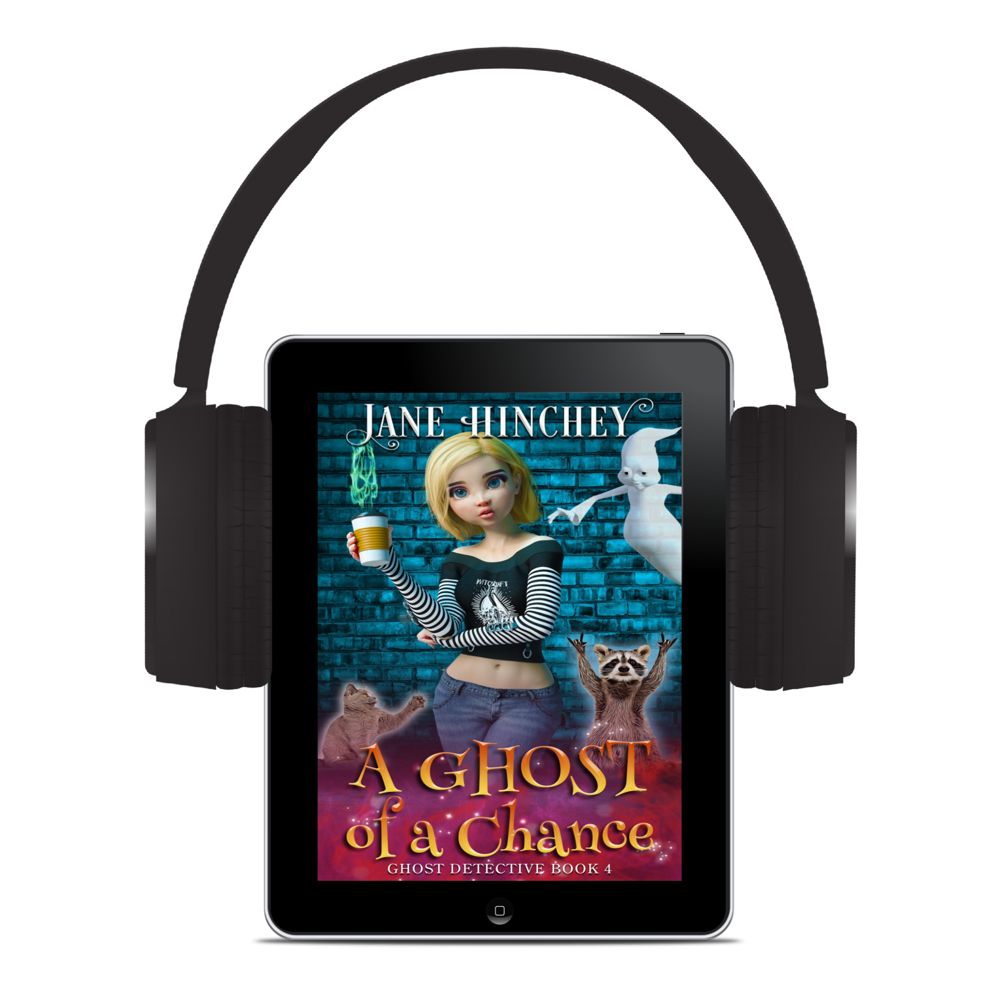 A Ghost of a Chance a paranormal cozy mystery by Jane Hinchey