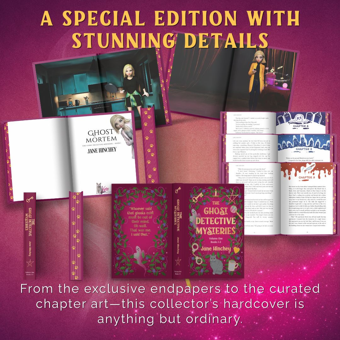 The Ghost Detective Mysteries Special Edition Hardcover Omnibus – Volume One (Books 1–3) by Jane Hinchey