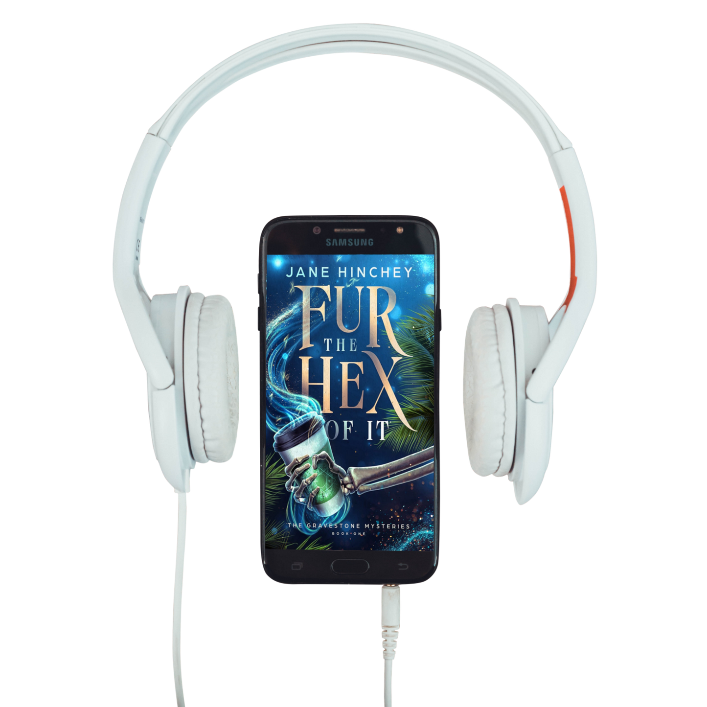 Paranormal cozy mystery audiobook by Jane Hinchey