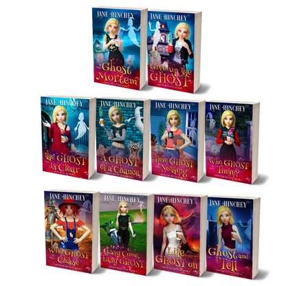 The Ghost Detective Series paperback bundle by Jane Hinchey
