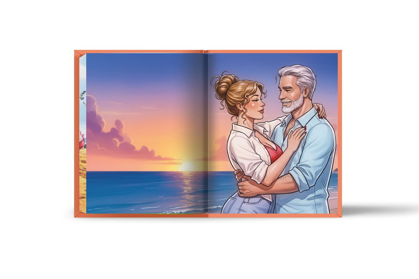 Well, Sh*t Special Edition hardback showing custom-designed full-colour back endpapers