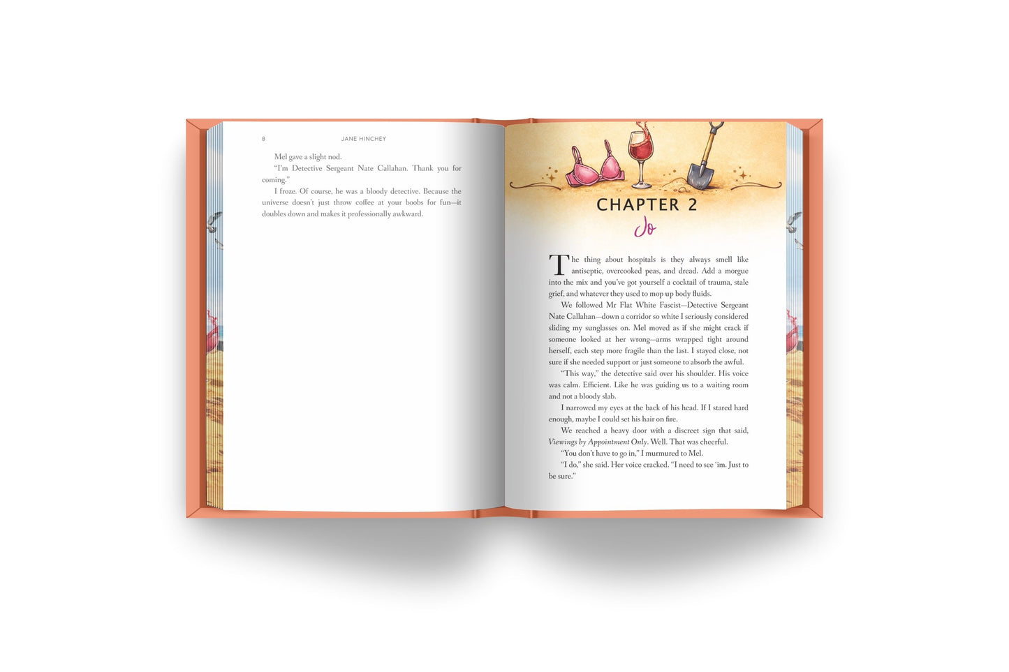 Well, Sh*t Special Edition interior page spread showing full-colour chapter header design