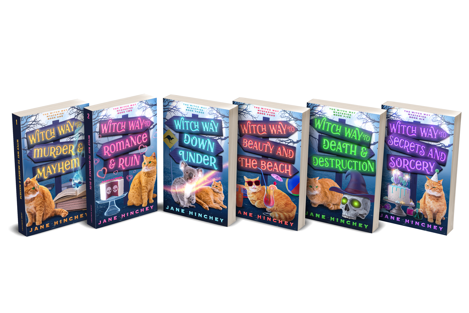 The Witch Way Series Bundle by Jane Hinchey