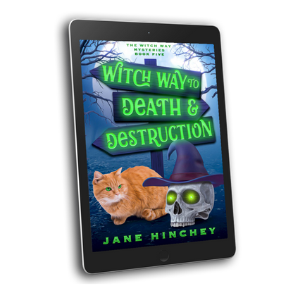 A paranormal cozy mystery by Jane Hinchey